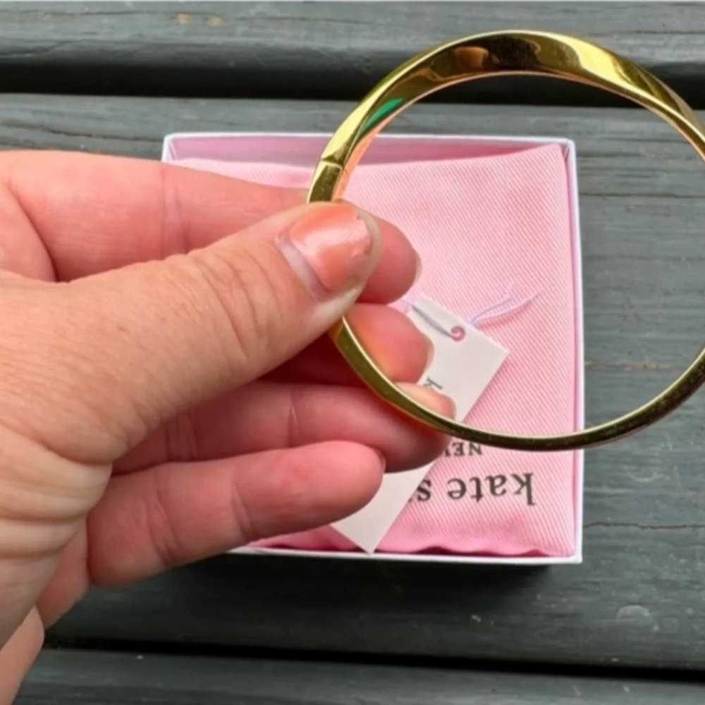 Kate Spade Gold Bangle Bracelet - Picture 6 of 11